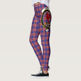Schottenclan Laing von Archiestown Wappen Tartan Leggings