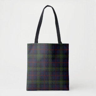 Schottenclan Malcolm Tartan Lila Grün Karo Tasche
