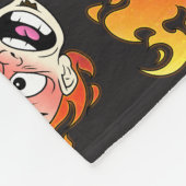 Schottenfalke, Fleece Blanket, alle Größen (Ecke)