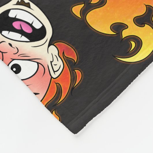 Schottenfalke, Fleece Blanket, alle Größen (Ecke)