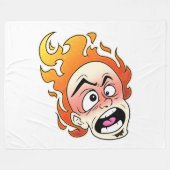 Schottenfalke, Fleece Blanket, alle Größen (Vorderseite (Horizontal))