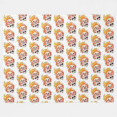 Schottenfalke, Fleece Blanket, alle Größen (Vorderseite (Horizontal))