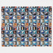 Schottenfalte Fleecedecke (Vorderseite (Horizontal))