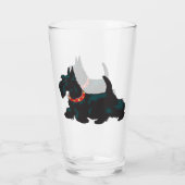Schottenhund Glas (Rückseite)