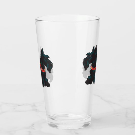 Schottenhund Glas (Links)