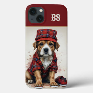 Schottenhund in Kilo und Kappe Case-Mate iPhone Hülle
