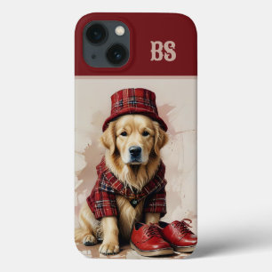 Schottenhund in Kilo und Kappe Case-Mate iPhone Hülle