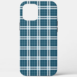Schottenmuster in Blau und Weiß Case-Mate iPhone Hülle