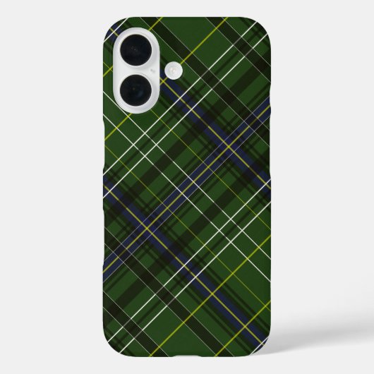Schottenmuster in Grün Case-Mate iPhone Hülle (Rückseite)