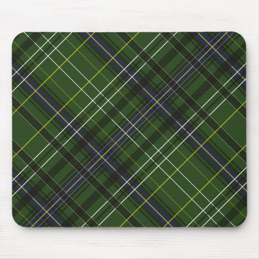 Schottenmuster in Grün Mousepad (Vorne)