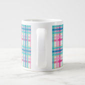 Schottenmuster, Karomuster Jumbo-Tasse (Rückseite)
