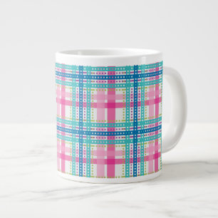 Schottenmuster, Karomuster Jumbo-Tasse
