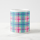 Schottenmuster, Karomuster Jumbo-Tasse (Vorderseite)