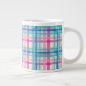 Schottenmuster, Karomuster Jumbo-Tasse (Rechts)