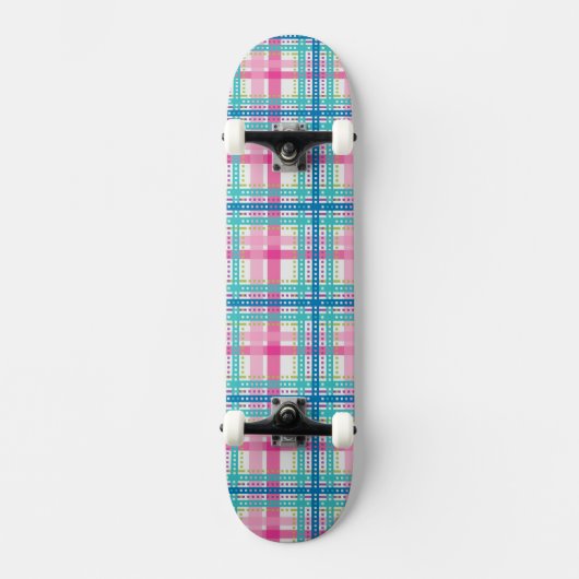 Schottenmuster, Karomuster Skateboard (Vorderseite)