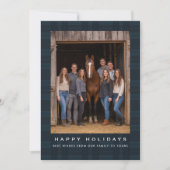 Schottenmuster Reitstall Ranch Weihnachten (Vorderseite)