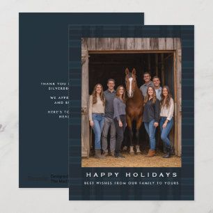 Schottenmuster Reitstall Ranch Weihnachten
