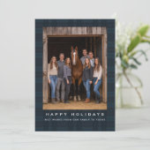Schottenmuster Reitstall Ranch Weihnachten (Stehend Vorderseite)