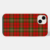 Schottenmuster rot grün kariert iPhone hülle (Rückseite (Horizontal))