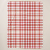 Schottenmuster Sherpadecke (Vorderseite)