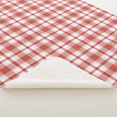 Schottenmuster Sherpadecke (3/4)