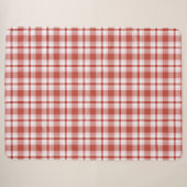 Schottenmuster Sherpadecke (Vorderseite (Horizontal))