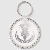 Schottenthistle Schlüsselanhänger (Vorderseite)