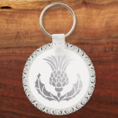 Schottenthistle Schlüsselanhänger (Vorderseite)