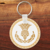 Schottenthistle Schlüsselanhänger (Vorderseite)