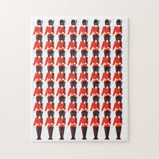Schottenwache Soldaten Muster Puzzle (Vertikal)