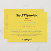 Schotter Postkarte (Vorne/Hinten)