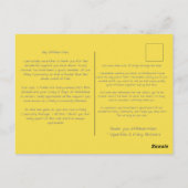 Schotter Postkarte (Rückseite)