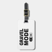 Schottermodus Gepäckanhänger (Vorderseite vertikal)