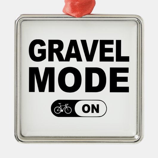 Schottermodus Ornament Aus Metall (Vorne)