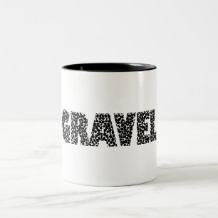 Schotterradfahren Zweifarbige Tasse