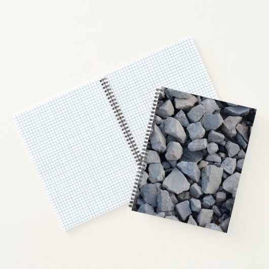 Schotterspirale-Notebook Notizblock (Innenseite)