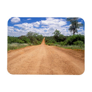 Schotterstraße, Kruger-Nationalpark, Mpumalanga Magnet