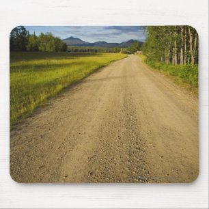 Schotterweg in Eagle, Alaska Mousepad
