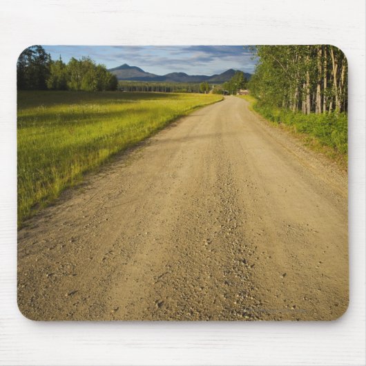 Schotterweg in Eagle, Alaska Mousepad (Vorne)