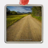 Schotterweg in Eagle, Alaska