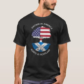 Schottisch-amerikanische Wurzeln in Schottland - K T-Shirt (Vorderseite)