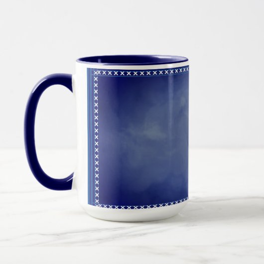 Schottisch Blau Tasse (Links)
