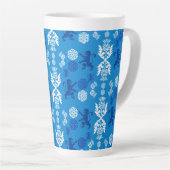 Schottisch Blau und Weiß Milchtasse (Rechte Ecke)