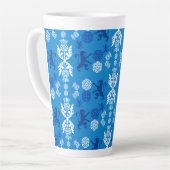 Schottisch Blau und Weiß Milchtasse (Linke Ecke)
