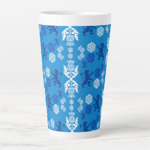 Schottisch Blau und Weiß Milchtasse