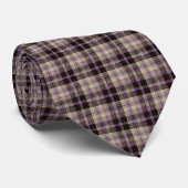 Schottisch Grün Lila Heritage Plaid Krawatte (Gerollt)