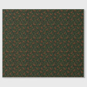 Schottisch Hirsch Weihnachtspapier Geschenkpapier (Flach)