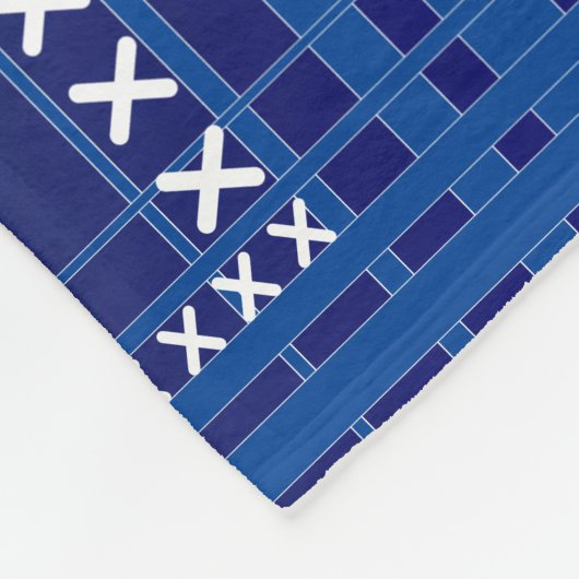 Schottisch Inspiriert Fleecedecke (Ecke)