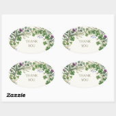 Schottisch Irischer Shamrock Distel Danke Sticker (Blatt)