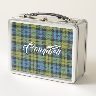 Schottisch isst! Campbell Familie Tartan Kariert Metall Brotdose